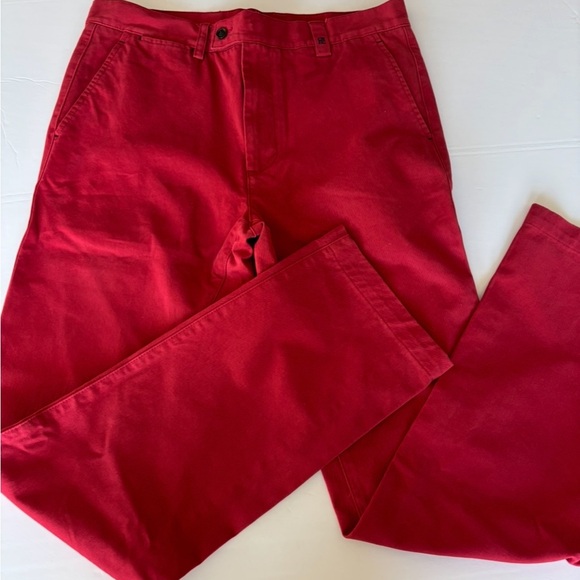 CAROLINA HERRERA MEN’S RED PANTS